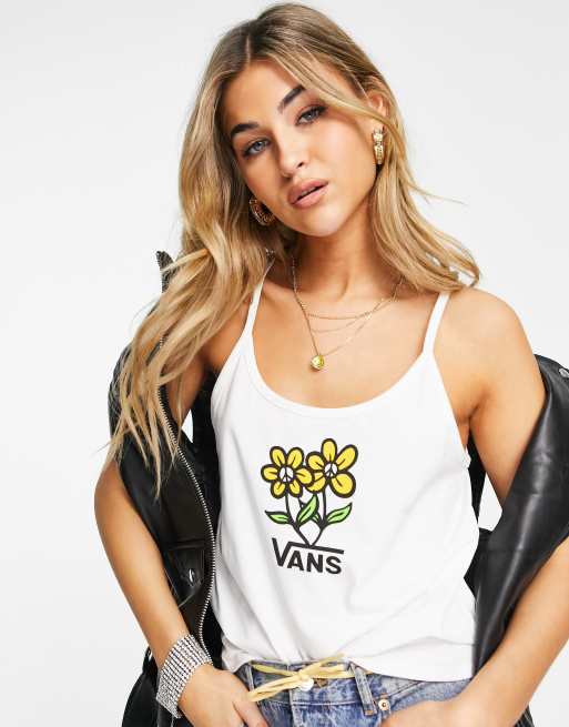 Vans – Pick Peace – T-Shirt in Weiß