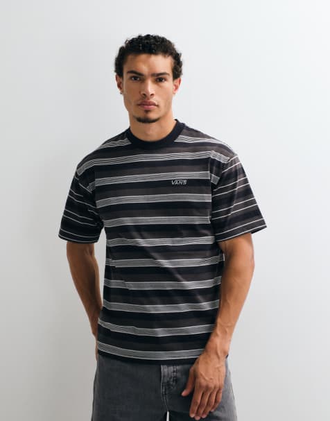 Vans Pismo strikket T-shirt i sort stribe - view 1