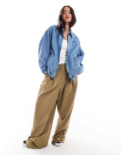 Vans Pitstop denim station jacket in stonewash/blue - view 1