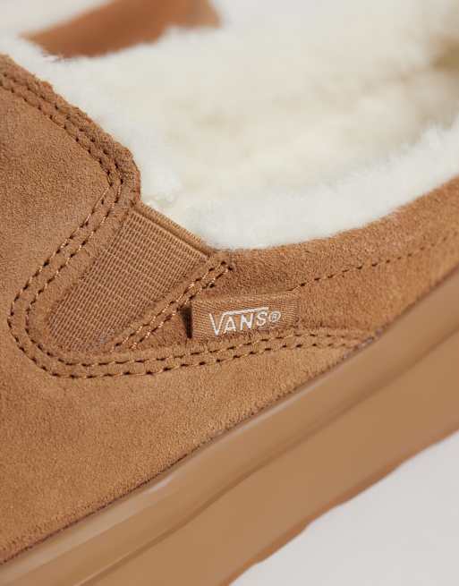 Vans plateau-mules i lysebrun, 3 af 5