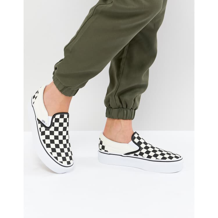 Checkered hotsell platform shoes