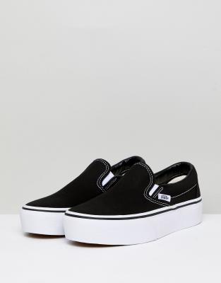 vans slipper platform