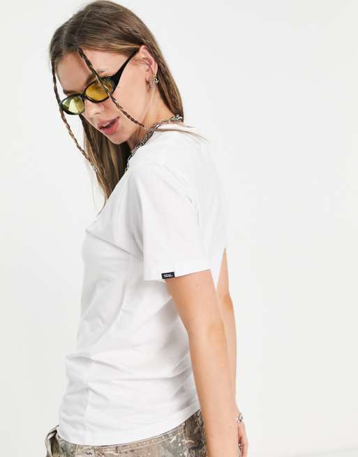 Vans Poppy Champ t-shirt in white , 2 of 4
