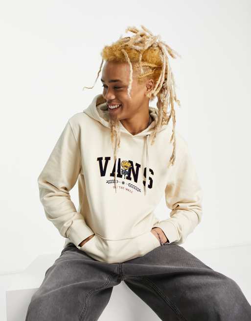 Sweat à capuche store vans homme beige