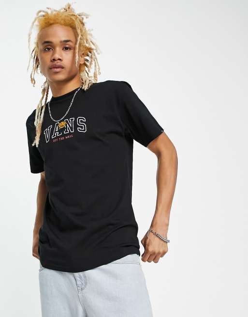 Vans Poppy Champs t-shirt in black | ASOS