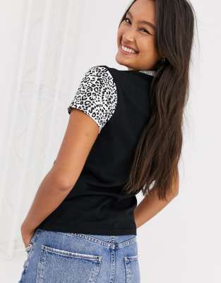 vans leopard print top