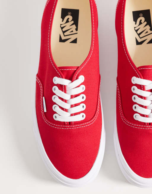 Vans Premium authentic 44 in racing red | ASOS