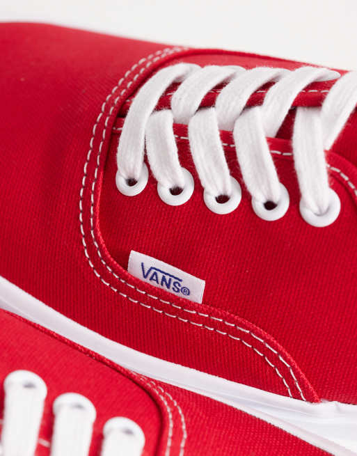 Vans Premium authentic 44 in racing red | ASOS