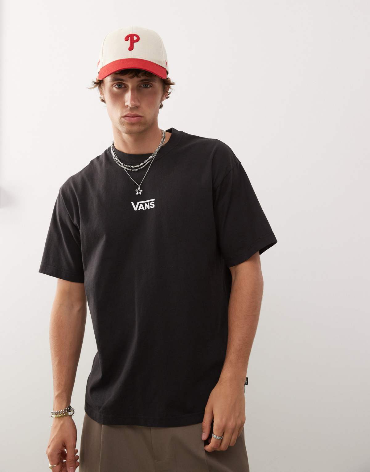 Vans Premium graphic tee in black