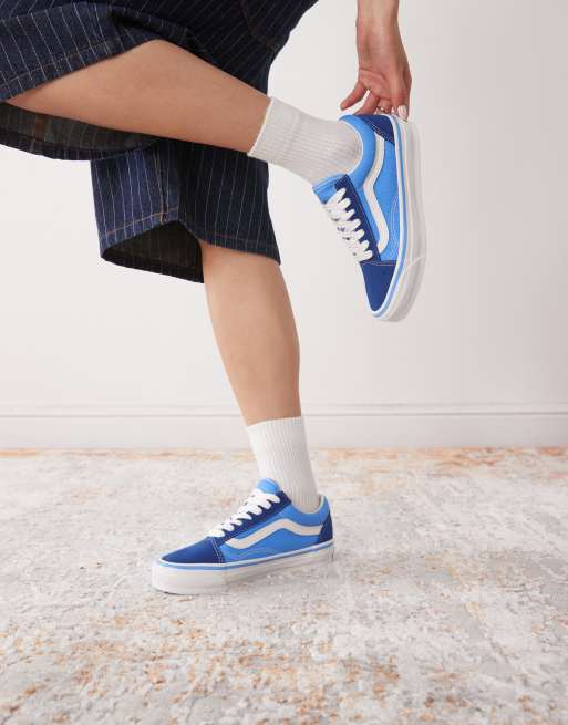 Vans Premium old skool in blue/blue