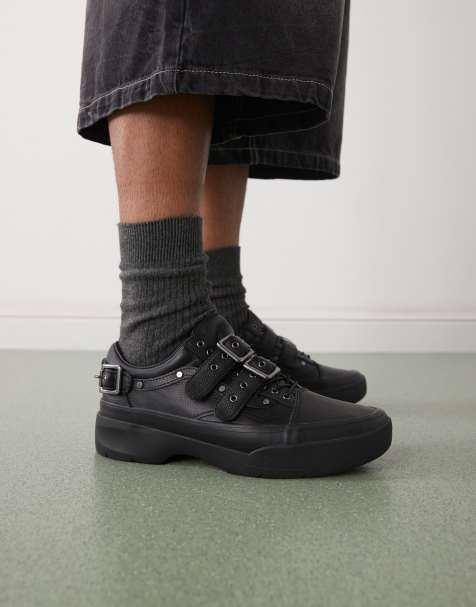 Vans – Premium Old Skool – Schuhe in Schwarz mit Schnalle - view 1