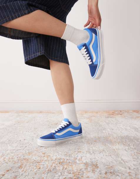 Vans - Premium Old Skool - Sneakers in blauw - view 1