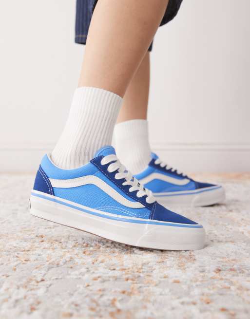 Vans - Premium Old Skool - Sneakers in blauw, 4 van 5