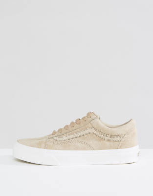 vans old skool beige wildleder