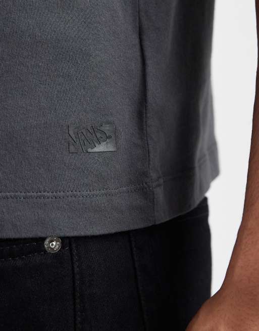 Vans Premium - T-shirt ristretta nero sbiadito, 5 di 5