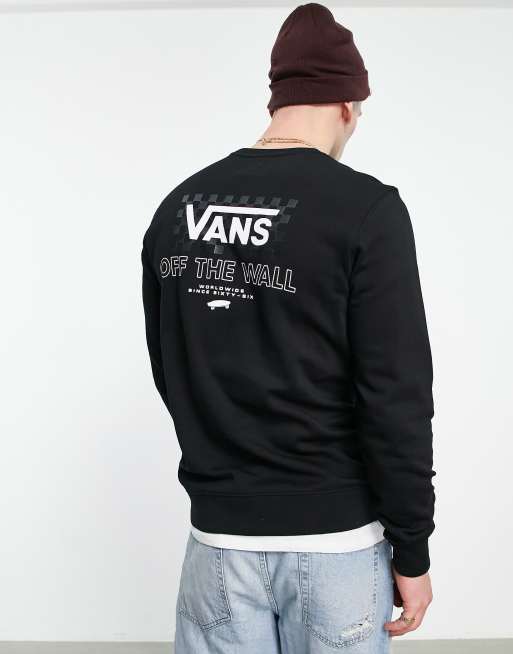 Vans hot sale felpa nera