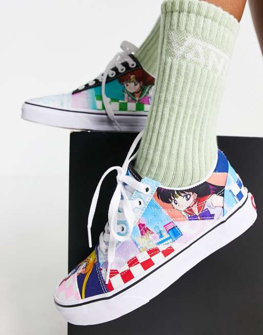 Vans Pretty Guardians Sailor Moon Old Skool Patchwork sneakers in multi