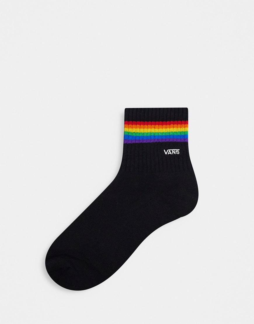 Vans Pride Art half socks in black