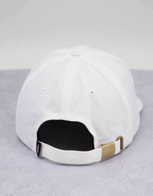 Vans Pride curved bill jockey cap in white