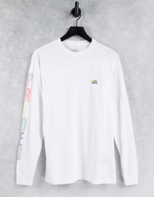 Vans Pride long sleeve t-shirt in white