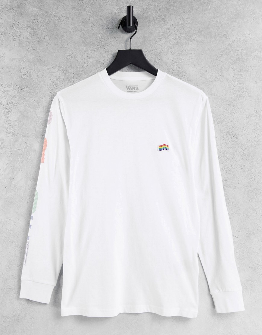 Vans - Pride - T-shirt in wit