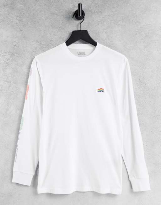Vans - Pride - T-shirt in wit