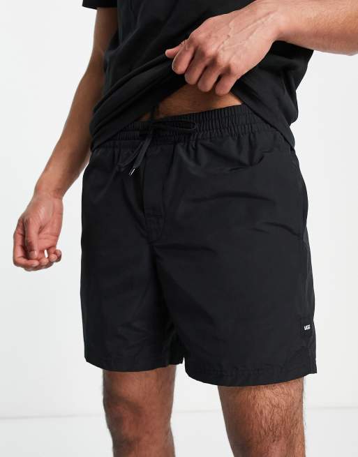 Vans black store primary volley shorts