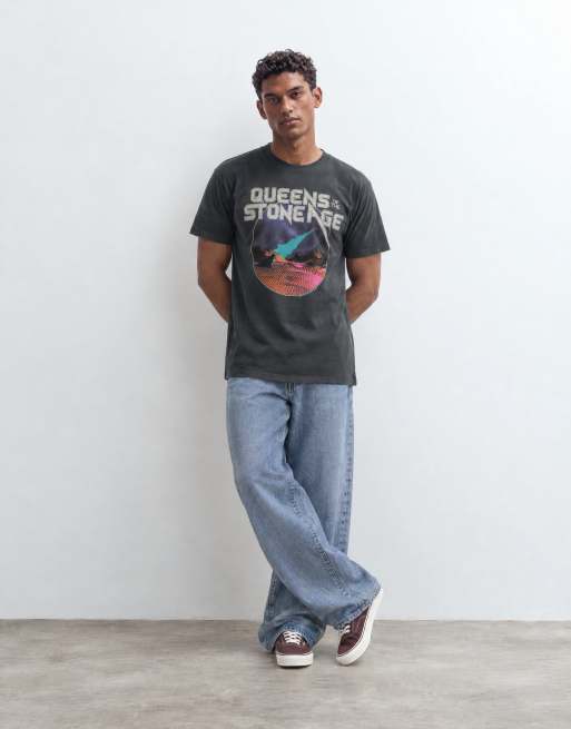 Vans Queens of the Stone Age Desert Sessions t-shirt noir délavé, 6 de 8