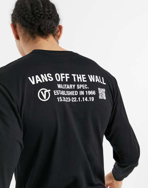 Vans - Quick Response - Maglietta a maniche lunghe nera