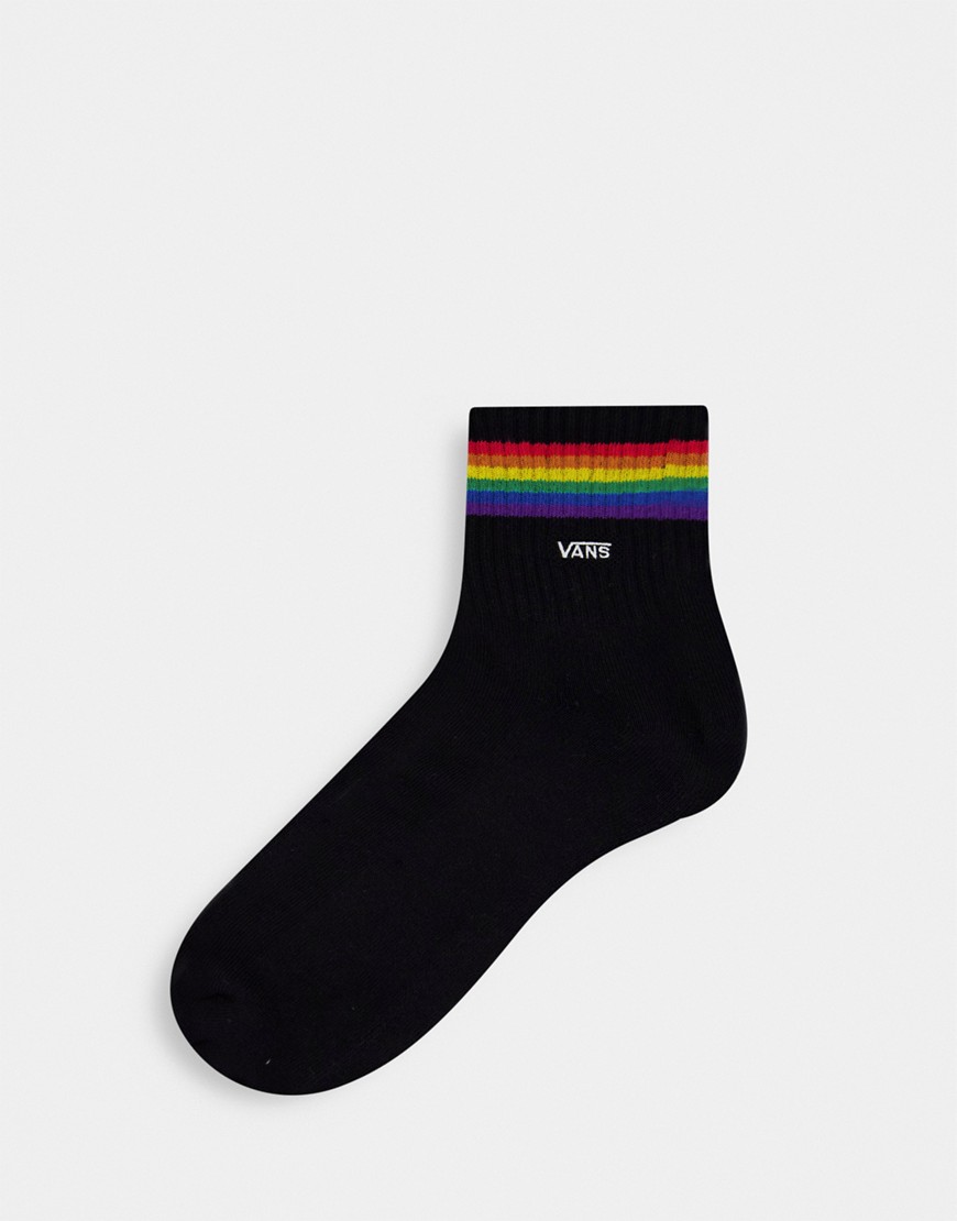 Vans - Rainbow Art - Sokken met regenboog in zwart