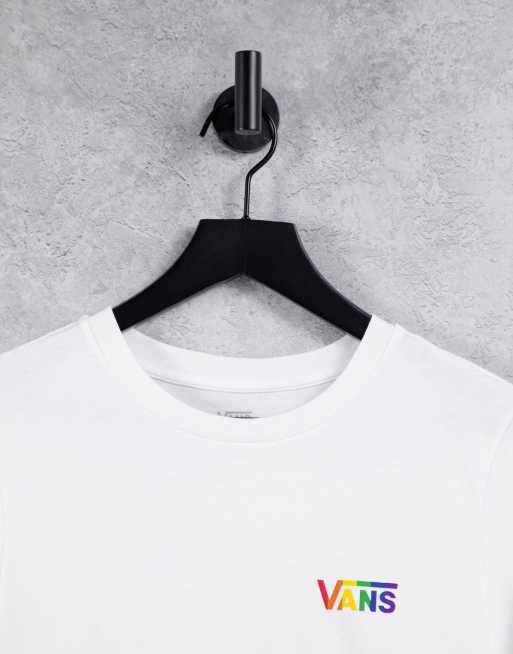 Vans rainbow shop t shirt