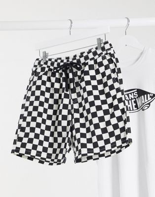 vans checkerboard shorts