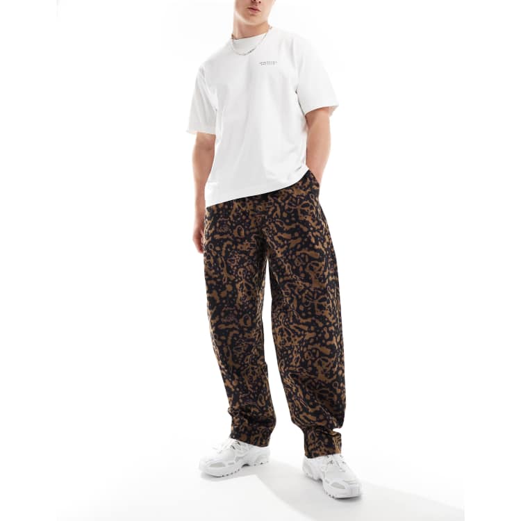 パンツ VANS GIGLIOTTI RANGE LOOSE TAPERED PANTS VANS MIKE GIGLIOTTI RANGE LOOSE TAPERED PANTS - BLACK WHITE