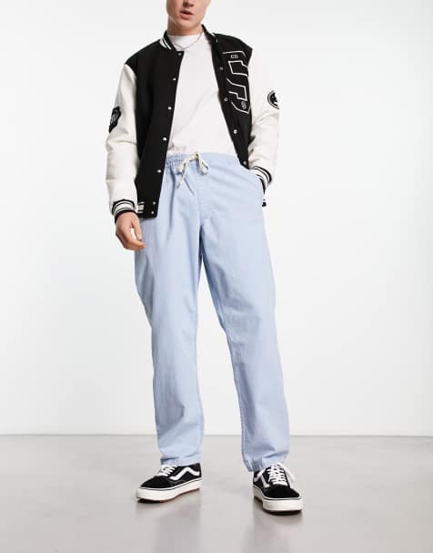 Vans range denim baggy trousers in blue - view 1