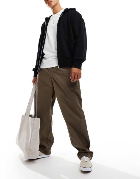 Vans - Range - Pantalon baggy fuselé à taille élastique - Gourde - view 1
