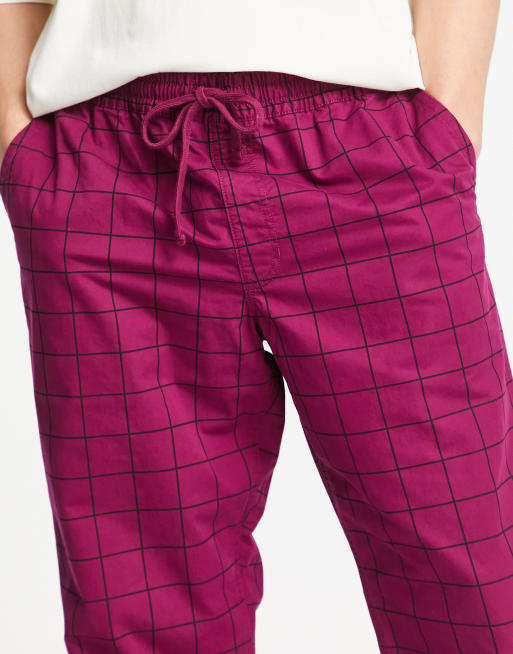 Pantaloni vans sales bordeaux