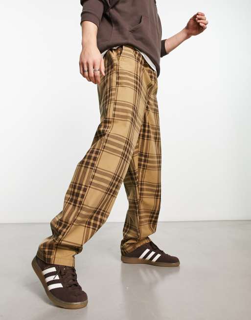 Plaid pants and store vans