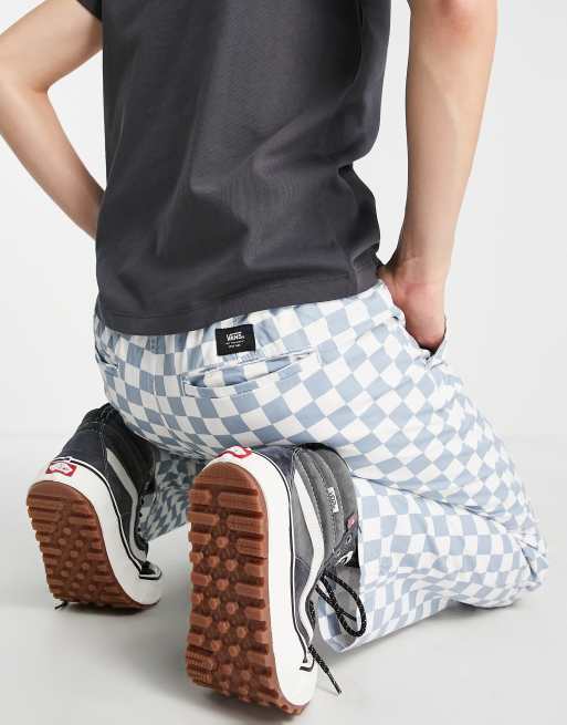 Mens 2024 checkerboard pants