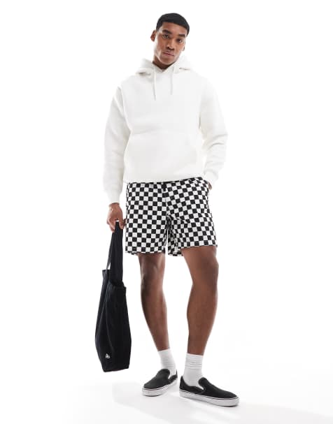 Vans Range relaxed elastic short in checkerboard - view 1