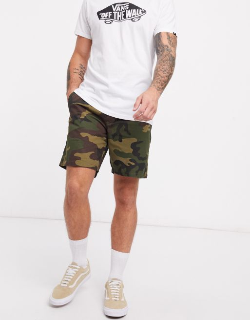 Vans on sale camo shorts