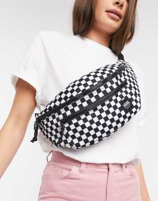 checkered waist bag