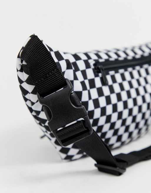 ASOS in pack checkerboard Ranger Waist fanny white/black Vans |