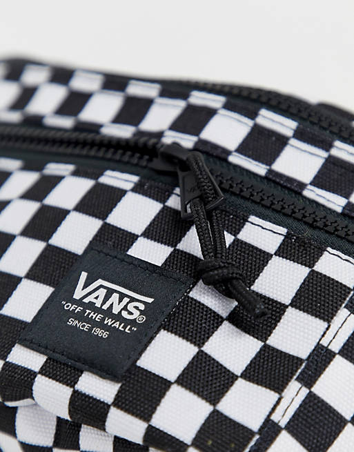 Vans Ranger Waist checkerboard fanny pack in white/black | ASOS