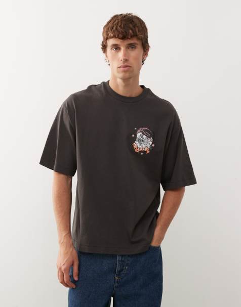 Vans - Raw Instinct Thinker - T-shirt - Noir délavé - view 1