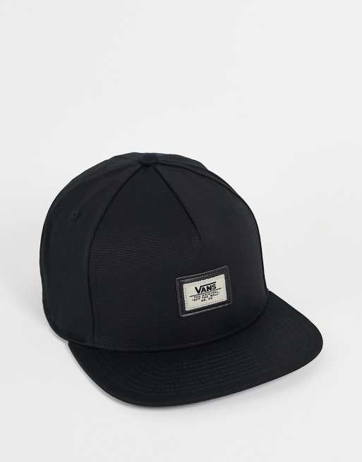 Vans Rayland snapback cap in black