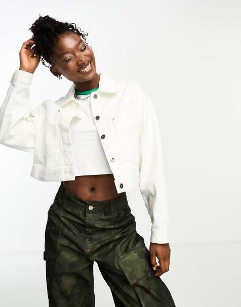 Vans - Raynes - Veste courte style camionneur - Blanc - view 1