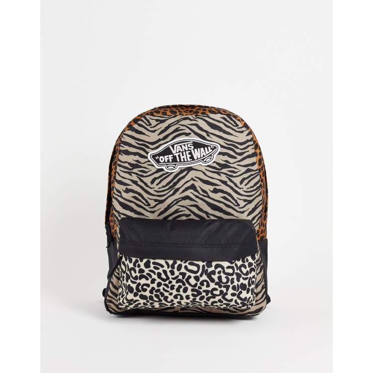 Vans animal 2025 print backpack