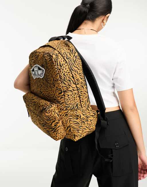 Vans hotsell leopard backpack