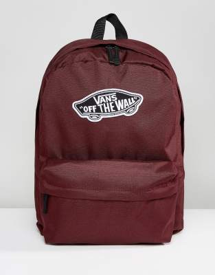 vans burgundy bag