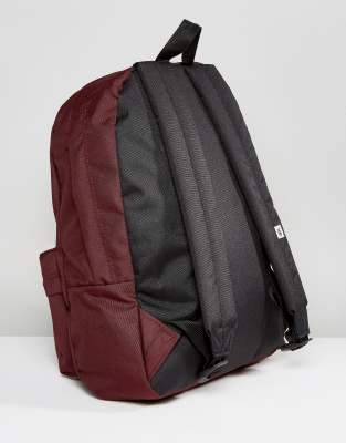 vans realm backpack burgundy